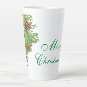 Les verts de Noël et les choses Latte Mug