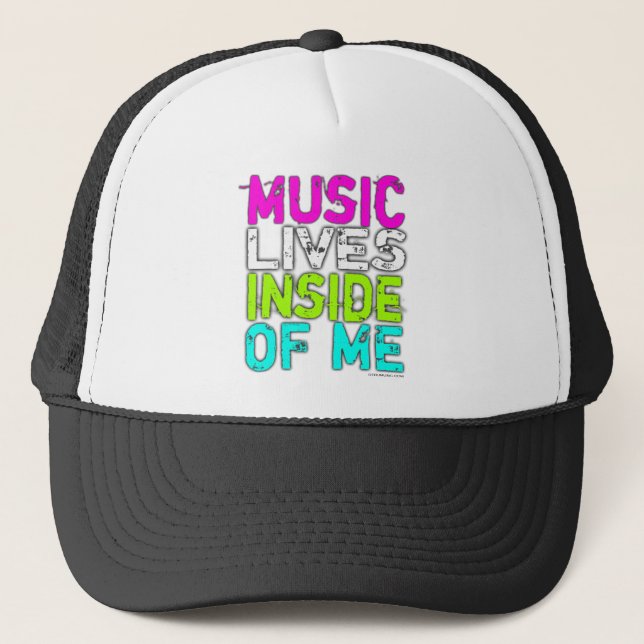 Les VIES de MUSIQUE À L'INTÉRIEUR de MOI casquette (Devant)