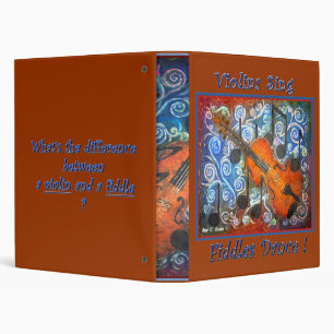 Les violons de _de classeur de violon chantent la