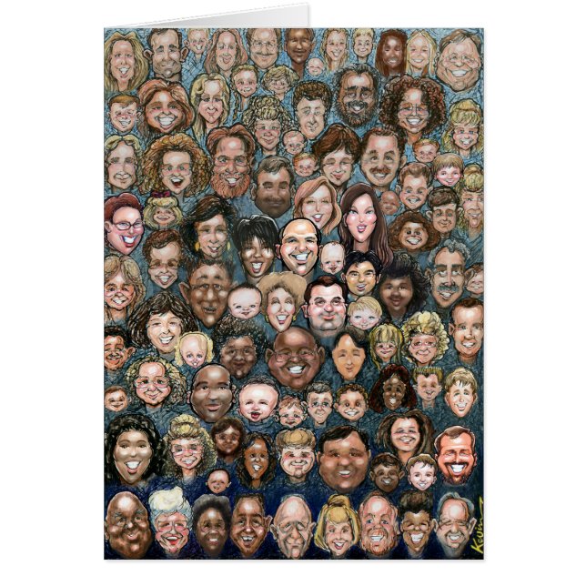 Les visages de l'humanité (Devant)