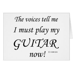 Les voix guitares disent qu'il faut jouer