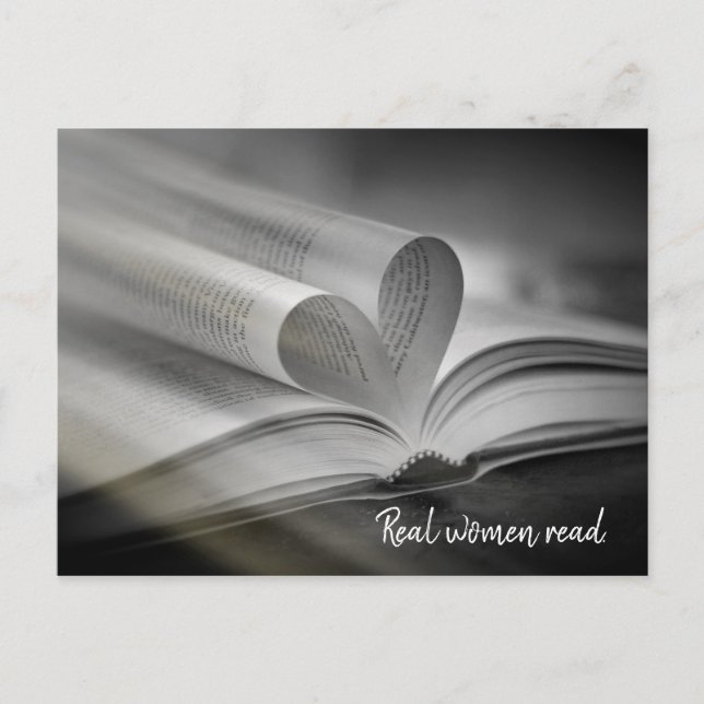 Les vraies femmes lisent les cartes postales (Devant)