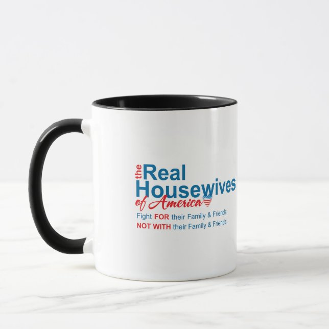 Les vraies ménagères de l'Amérique à café Mug (Gauche)