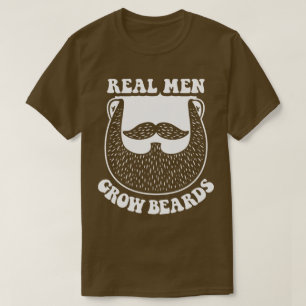 Les vrais hommes élèvent le T-shirt drôle de