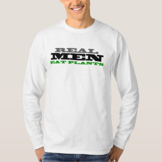 Les vrais hommes mangent le T-shirt de plantes