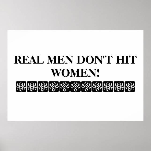 LES VRAIS HOMMES NE FRAPPENT PAS LE POSTER DES FEM (Devant)