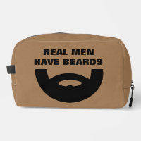Les vrais hommes ont la barbe drôle sac de toilett