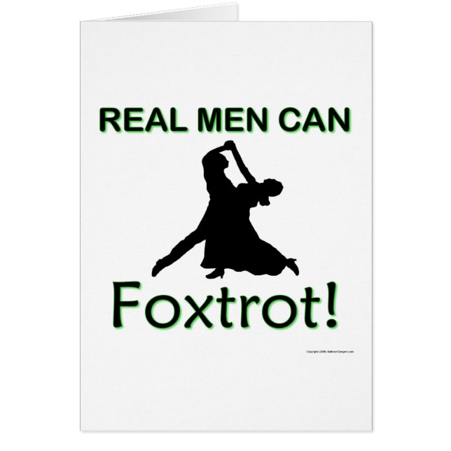 Les vrais hommes peuvent danser le fox-trot (Devant)