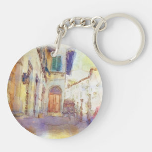 Les vues de Florence ont fait dans l'aquarelle