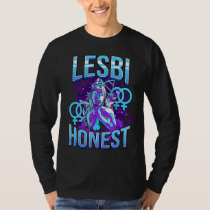 Lesbi Honest Lesbianlove Femme Lgbt T-Shirt