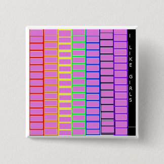 Lesbian Badge 2 Inch Square Button