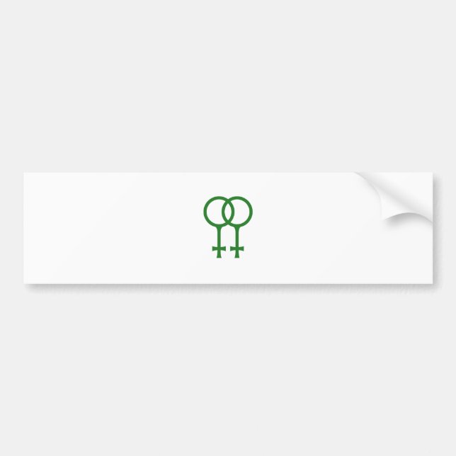 Lesbian Bumper Sticker (Front)
