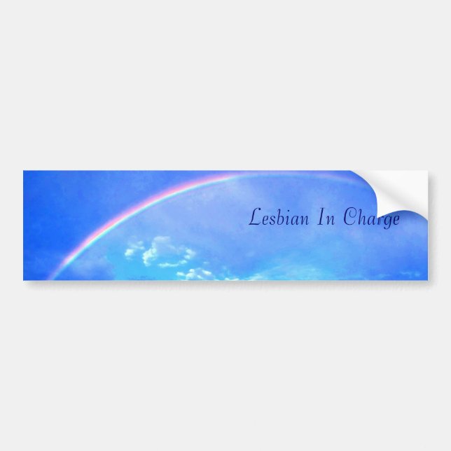 Lesbian bumper sticker (Front)