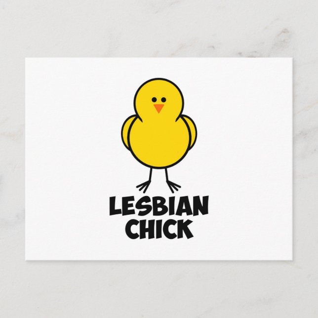 Lesbian Chick Postcard (Front)