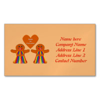 Lesbian Christmas Gingerbread Ladies Couple Custom