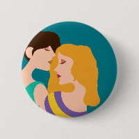Lesbian Couple Beautiful Women in Love Drawing