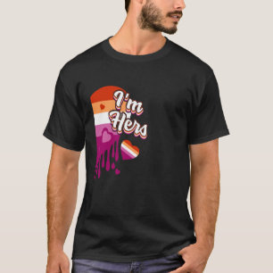 Lesbian Couple Matching Sheu2019s Mine & Iu2019m H T-Shirt