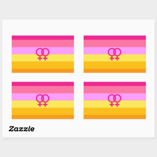 Lesbian Dawn Pride WLW Sticker