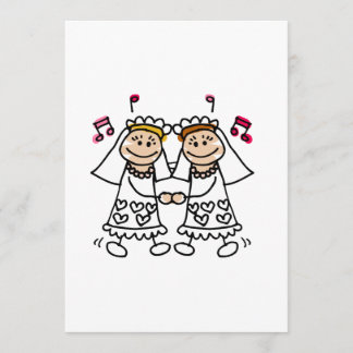 Lesbian First Dance Invitation