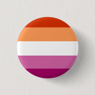 Lesbian Flag 1 Inch Round Button