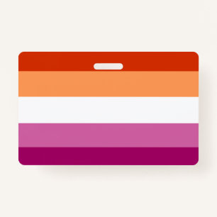 Lesbian Flag Badge