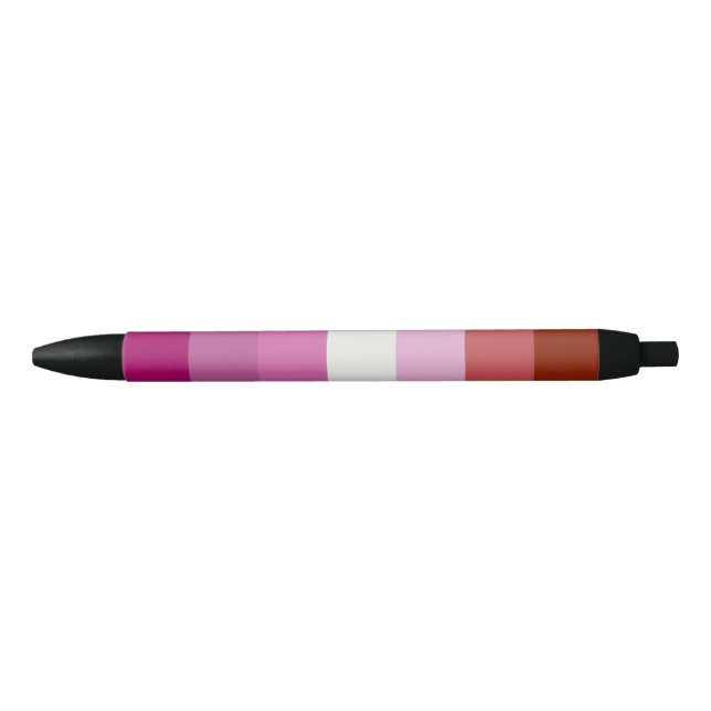 Lesbian Flag Black Ink Pen (Front)