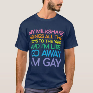 Lesbian flag gay pride Rainbow LGB Funny Queer T-Shirt
