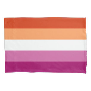 Lesbian Flag Standard Pillow Case