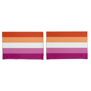 Lesbian Flag Standard Pillow Case