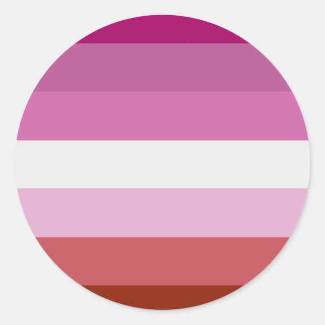 lesbian flag stickers (Front)