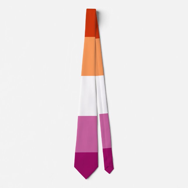 Lesbian Flag Tie (Front)