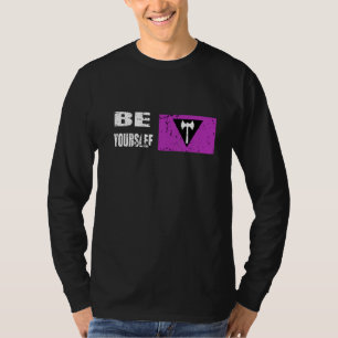 Lesbian Flag Vintage - Be Yourself - Vintage Graph T-Shirt
