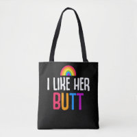 Lesbian Girlfriend Butt LGBT Couple Quote
