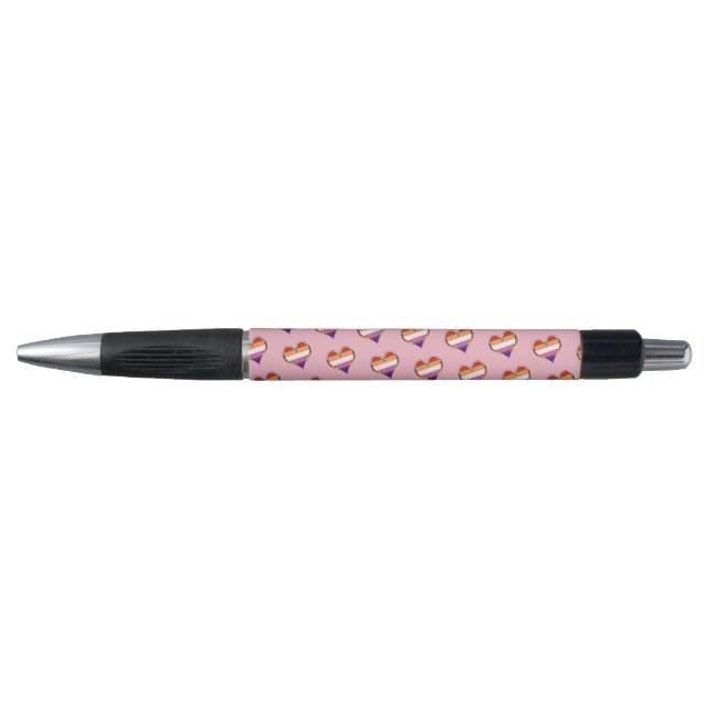 Lesbian Heart Pattern Pen (Front)