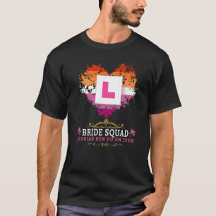 Lesbian Hen Do Outfits For Women & Group Hen Night T-Shirt