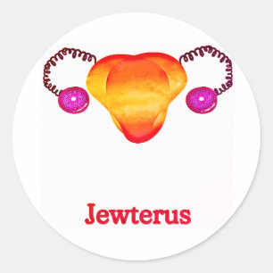 Lesbian Jewterus Classic Round Sticker