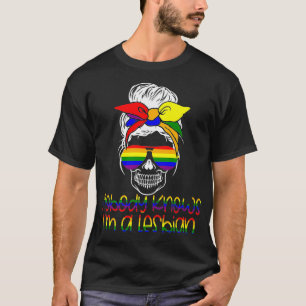 Lesbian Knows Nobody Gay Pride Month LGBTQ Funny P T-Shirt