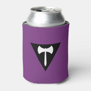 Lesbian Labrys Pride Flag Can Cooler