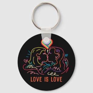 Lesbian LGBT Pride  Keychain
