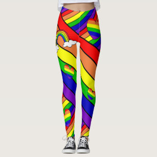 Lesbian Flag Leggings