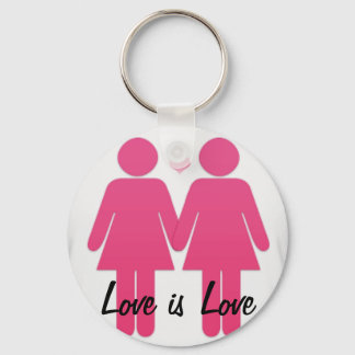 Lesbian Love Keychain