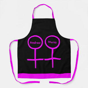 Lesbian Lovers Custom Apron