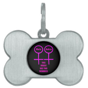 Lesbian Lovers Custom Pet Tag