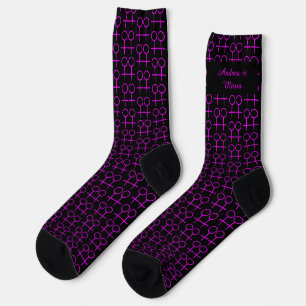Lesbian Lovers Customizable Patterned Socks