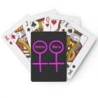 Lesbian Lovers Customizable Playing Cards