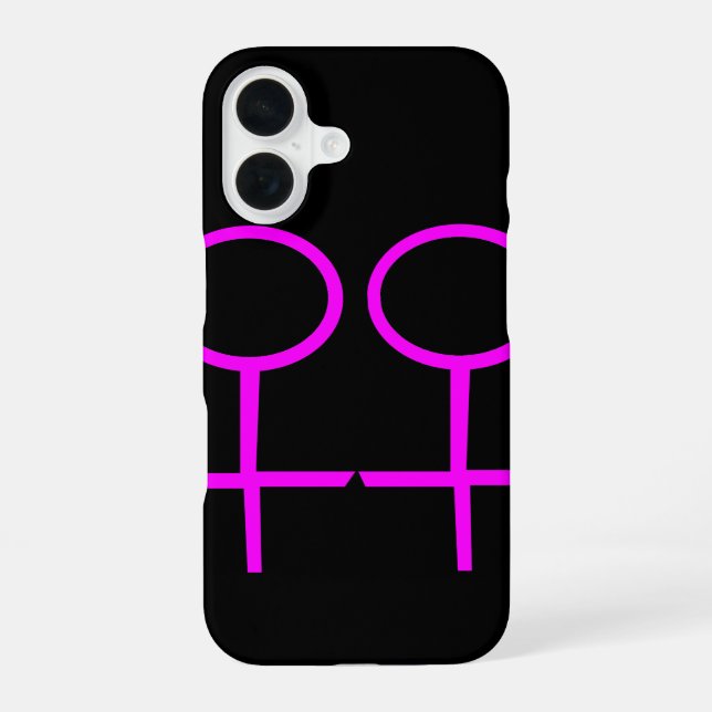 Lesbian Lovers iPhone 16 Case (Back)