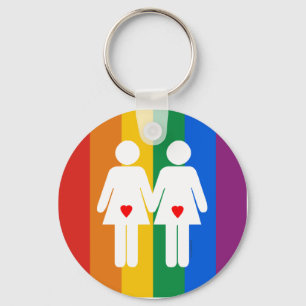 Lesbian Lovers - Keychain