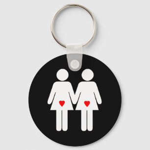 Lesbian Lovers - Keychain