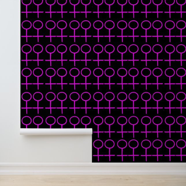 Lesbian Lovers Patterned Wallpaper (Application)