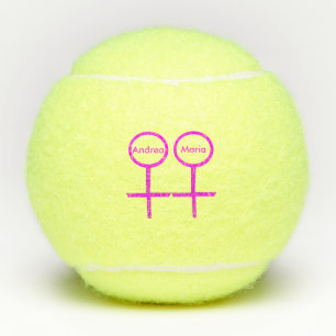 Lesbian Lovers Personalized Tennis Balls